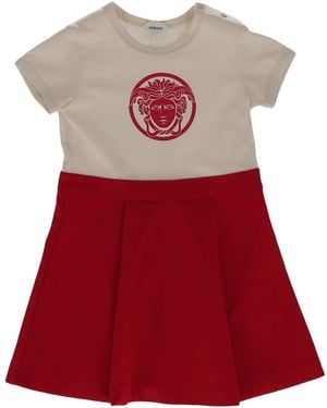 Versace Dress Jersey + Punto Milano + St. Medusa - Red