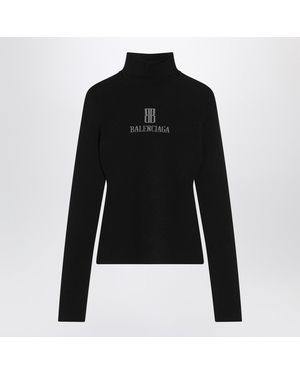 Balenciaga Nano Bb Turtleneck - Black