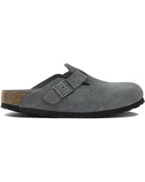 Birkenstock Boston Mules - Grau