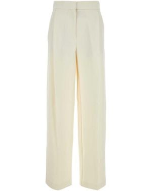 Camilla & Marc Ivory Polyester Portico Wide Leg Pant - White