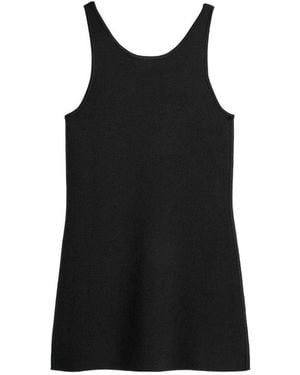 TOTEME Toteme Voorgebreide Tanktop - Zwart