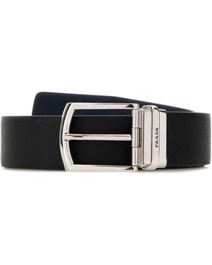 Prada Leather Belt - Black