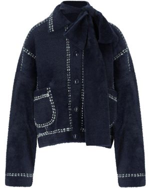 Essentiel Antwerp Ihoops Cardigan - Blue