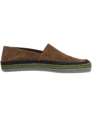 Loewe Rio Suede Espadrilles - Brown