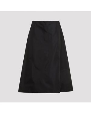 Marni Polyamide Midi Skirt - Schwarz
