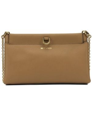 Etro "Talk" Clutch - Brown