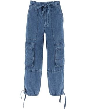 Isabel Marant Ivy Cargo Trousers - Blue