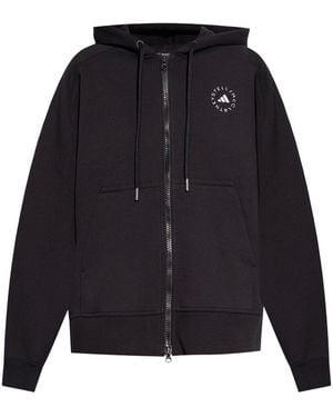 adidas By Stella McCartney Adidas por Stella Mc Cartney Logo con capucha con cremallera - Azul