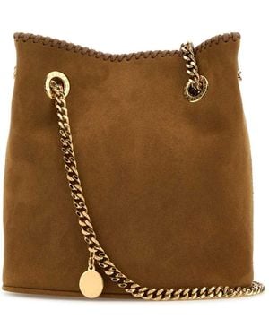 Stella McCartney Caramel Suede Alter Mast Travel Bag in