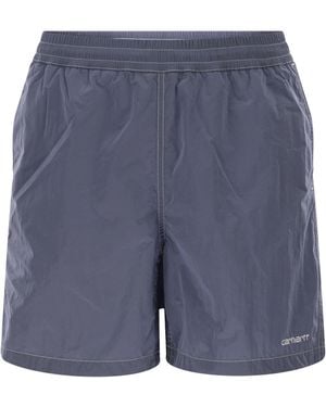 Carhartt Badeanzug mit Logo - Blau