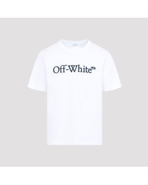Off-White c/o Virgil Abloh Big Bookish Regular S/s Tee - Wit