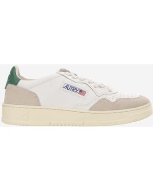 Autry Low Medalist Leder -Sneaker - Weiß