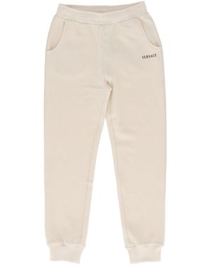 Versace joggingbroek Felpa + St. -logo - Naturel