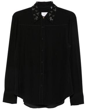 Trame Auree Cotton Shirt - Black