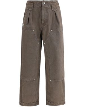 KENZO Double Knee Pant Clothing - Gray