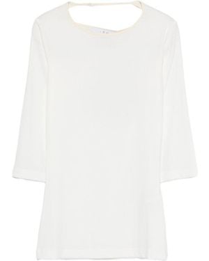 IRO Gerippter Pullover von Thanya - Weiß