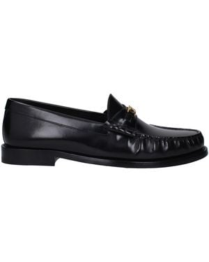 Celine Triomphe Moccasins/ Leather - Black