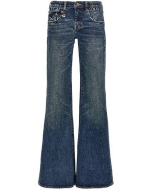 R13 'overflow Boy Flare' Jeans - Blauw