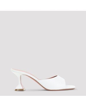 AMINA MUADDI Lupita Slipper 70 - White