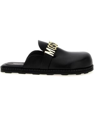 Moschino 'Birky' Sabots - Negro