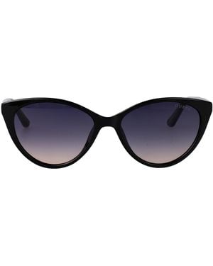 Guess Nero Lucido Fumo Grad Injectate Sunglasses - Blue