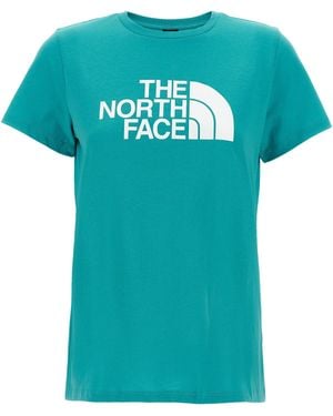 The North Face Easy T Shirt Celeste-Donna - Blu