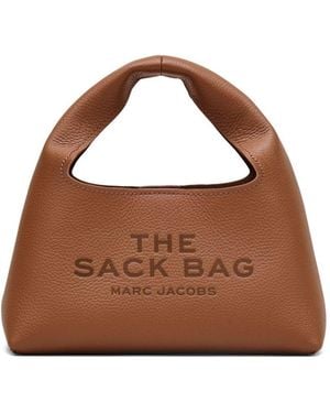 Marc Jacobs Die Mini -Sack -Lederhandtasche - Braun