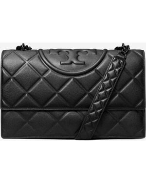 Tory Burch E Flaming Ledertasche - Schwarz