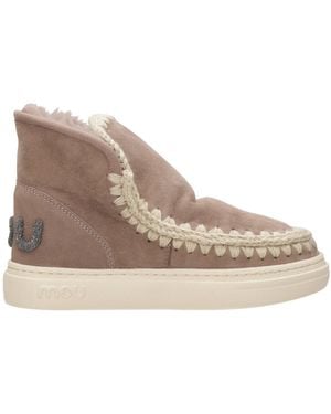 Mou Stiefel tauchten grau - Braun