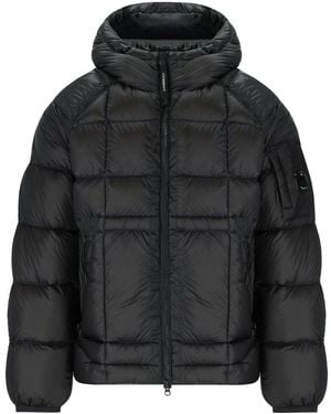 C.P. Company D. D. Shell Hooded Down Jacket - Black