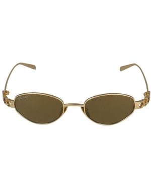 Gucci Zonnebril Gg1935 S 003 Goud Goud Brons /19/125 - Groen