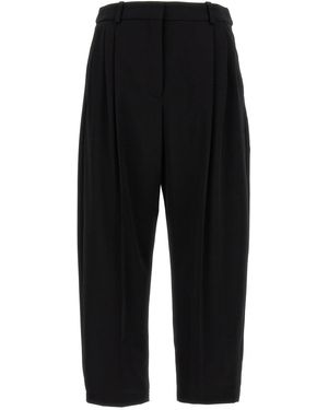 Stella McCartney With Front Pleats Pantaloni Nero