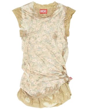 DIESEL Bluse Mit Blütenmuster - Natur