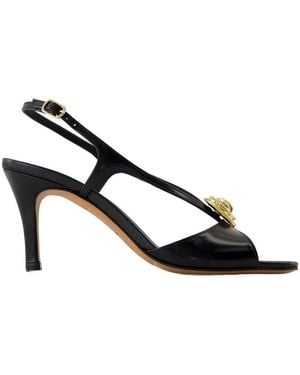 Rouje Rosa Sandals Leather noir