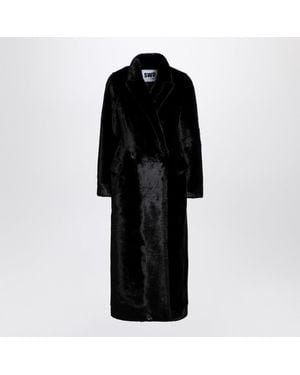 SWD by S.w.o.r.d. Long Faux Fur Coat - Black