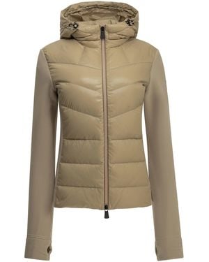 Moncler Gewatteerd Sweatshirt Met Rits - Groen