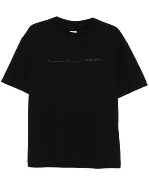 C.P. Company T Shirts And Polos - Black
