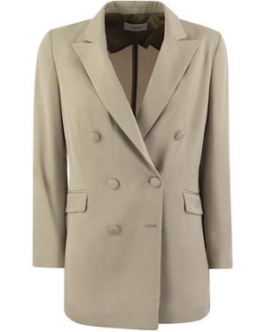 ジャケット SAULINA FW24 ANITA - Double-breasted blazer (SAA063 4) SAULINA Anita Double Breasted Blazer in Black | Lyst