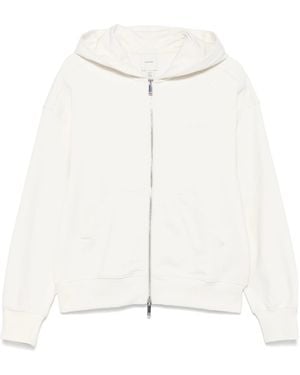 Calvin Klein Felpa Con Cappuccio E Zip - Black
