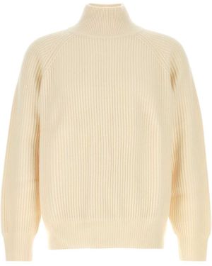 LeKasha Ivory Cashmere Lette Jumper - Natural