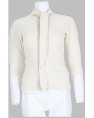 Lemaire Cotton-Linen Jersey T-Shirt With Stretch - White