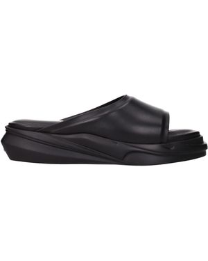 1017 ALYX 9SM 1017 Alyx 9 Sm Slippers And Clogs Leather - Black