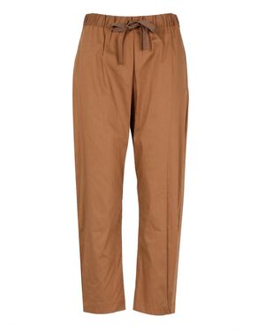 Semicouture Trousers - Brown