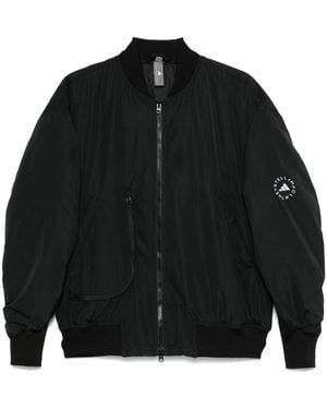 adidas By Stella McCartney Logo Bomber Jacket - Black