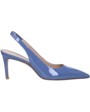 Stuart Weitzman Sandals Stuart Paint Heavenly/ Steel - Blue