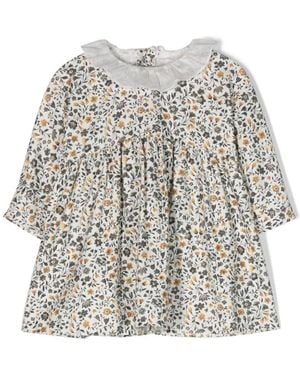 Teddy & Minou "Flowers" Dress - White