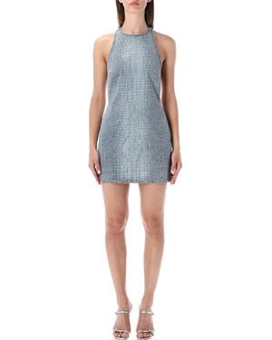 Self-Portrait Elegant Mini Dress For - Blue