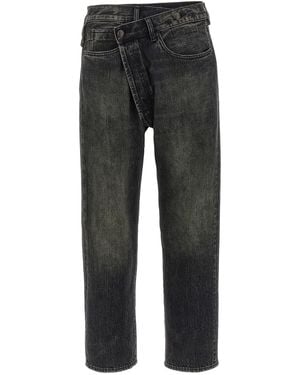 R13 'Crossover' Jeans - Grau