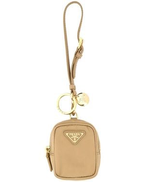 Prada Re-Nylon Re-Edition 1978 Key Ring - Metallic