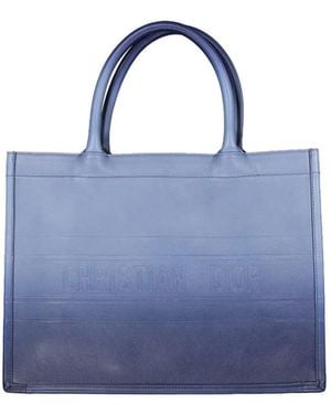 Dior Borsa Tote Media Per Libri - Blu